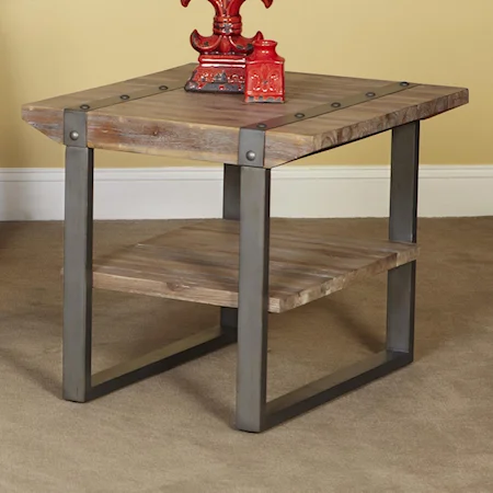 Contemporary Rectangular End Table